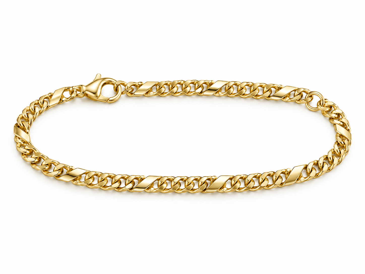 Figaro-Armband, 585 Gelbgold