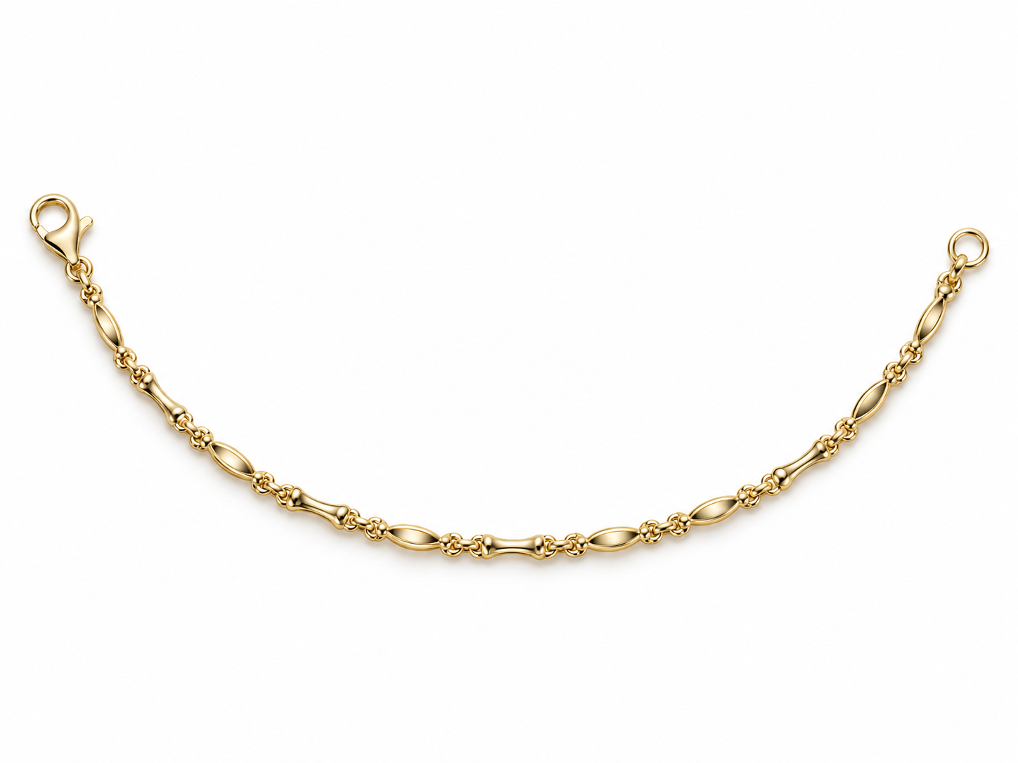 Goldarmband mit Zwischengliedern, 585 Gelbgold